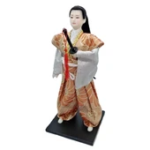 Geleneksel Japon Yakuza Ninja Bebek Kabuki Biblo 30 cm No.3 - 1
