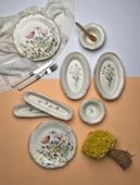 Tabak Evi Porselen Fulya Buket Kahvaltı Takımı 6 Kişilik 14 Parça - 6