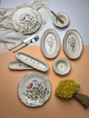 Tabak Evi Porselen Fulya Buket Kahvaltı Takımı 6 Kişilik 14 Parça - 5