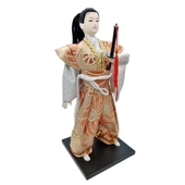 Geleneksel Japon Yakuza Ninja Bebek Kabuki Biblo 30 cm No.3 - 2