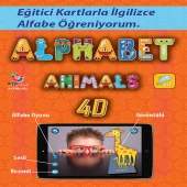 Alfabe 4D Canlanıyor Artırılmış Gerçeklik Kartları - 1