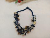 Hdmarketim Doğal Sedef Taşlı Tasarım Kolye thumbnail 1