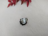 Hdmarketim Bayan Siyah Taşlı Zarif Tasarım Yüzük Ölçüsü Ayarlanabilir - 2