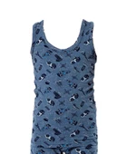 12 Adet Kota Erkek Çocuk Desenli Atlet Karışık Renk 1014 thumbnail 1