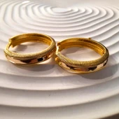 14 Ayar Altın Halka Küpe Sarı Ziynet Gold ZG2126 - 4