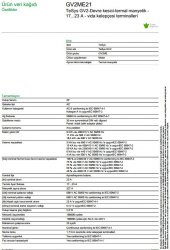Schneider GV2ME21 17-23 Amper Motor Koruma Şalteri (Termik Şalter) - 4