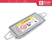 Mercedes E W212 CLS W218 için Güneşlik Makyaj Ayna Kapağı Gri 2128103710 - 5