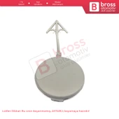 Seat Leon MK3 5F 2012-2016 Makyajsız Kasa 5F0807441 için Arka Çeki Demir Kapağı ASTARLI - 5