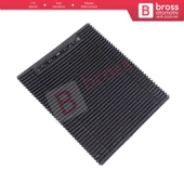 VW Passat B6 3C B7 CC 3CD857503 için Orta Konsol Bardak Tutucu Sürgü Panjur Kapağı Siyah - 2