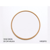 50cm vidasız kasnak (YENİ ÜRÜN) ham mdf düş kapanı halkası - 1