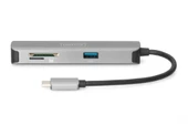 Digitus DA-70891 USB Type-C Docking Station, 5 Port - Type-C to HDMI 2x USB SD microSD - 2
