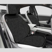 Bod Keten Terletmez Oto Koltuk Minderi Seti Koltuk Koruma Kılıfı Yalı Serisi Ön Arka Set Siyah thumbnail 2