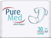 Puremed Hasta Bezi Bel Bantlı Tekstil Yüzey Large L-Büyük 60 Adet (2PK*30) - 2