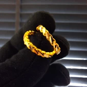 14 Ayar Altın Halka Küpe Sarı Ziynet Gold ZG2144 - 5