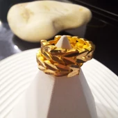 14 Ayar Altın Halka Küpe Sarı Ziynet Gold ZG2134 - 2