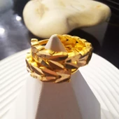 14 Ayar Altın Halka Küpe Sarı Ziynet Gold ZG2134 - 4