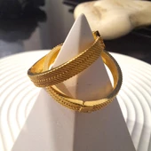 14 Ayar Altın Halka Küpe Sarı Ziynet Gold ZG2136 - 3