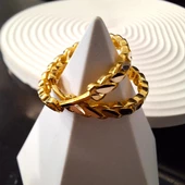 14 Ayar Altın Halka Küpe Sarı Ziynet Gold ZG2144 - 1