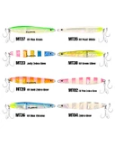 Fujin Jigeer 28gr 102mm Kaşık Yem Mt23 Jolly Zebra Glow thumbnail 2