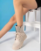 Feles Taş Detaylı Kadın Postal Bot thumbnail 1