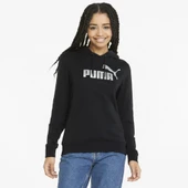 Puma 849096 ESS+ Metallic Logo Hoodie Kapüşonlu Kadın Sweatshirt - 3