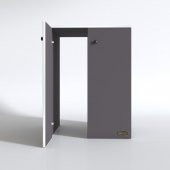 Kenzlife bulaşık&çamaşır&kurutma makinesi dolabı kapaklı nurten gri 90X70X60 banyo ofis - 3