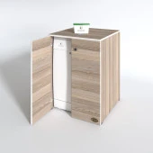 Kenzlife bulaşık&çamaşır&kurutma makinesi dolabı kapaklı nurten crd 90*70*60 banyo ofis - 2