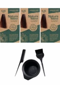 NATURA BALANCE SAÇ BOYASI 5.23 KAKAO 3 ADET+SAÇ BOYAMA SETİ - 1