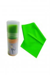Pilates Bandı Orta Sert 140 x 15 cm Egzersiz Direnç Lastiği Yeşil - 1