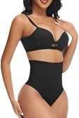 Kadın Dikişsiz Yüksek Bel Karın Toparlayıcı  String Korse 3'lü Set - 7
