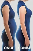 Kadın Dikişsiz Toparlayıcı ve İnceltici Çıtçıtlı İp Askılı Slip Body  Korse 2'li Set - 8