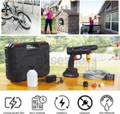 Basınçlı Şarjlı Araba/Motor/Bisiklet Yıkama-Bahçe Sulama/İlaçlama Her Türlü Yüzeyi Yıkama Tabancası - 3