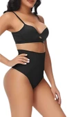 Kadın Dikişsiz Yüksek Bel Karın Toparlayıcı  String Korse 3'lü Set - 6