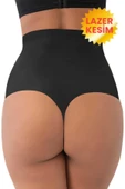 Kadın Lazer Kesim İnceltici ve Toparlayıcı String Korse - 5