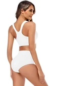 Kadın Dikişsiz Karın Toparlayıcı Slip Külot Korse 3'lü Set - 8