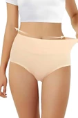 Kadın Dikişsiz Karın Toparlayıcı Slip Külot Korse 3'lü Set - 3