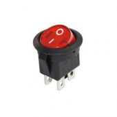 Yuvarlak Işıklı Anahtar ON-OFF 4P - 1