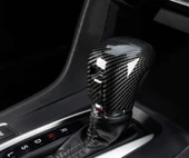 Honda Civic FC5 İçin Uyumlu  Karbon Desenli Vites Topuzu Tam Kaplama 2016-2021 - 3