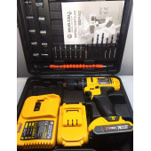 MUR-CELL ŞARJLI MATKAP 21 V 5 A DARBELİ ÇİFT Lİ-ON AKÜ- 24 PARÇA UÇ SET HEDİYELİ - 1