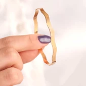 10 gr (gram) 22 Ayar İşçiliksiz Birce Ray Bilezik thumbnail 2