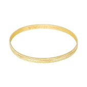 10 gr (gram) 22 Ayar İşçiliksiz Simli Hera Bilezik - 1