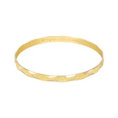 10 gr (gram) 22 Ayar İşçiliksiz Simli Piton Bilezik thumbnail 1