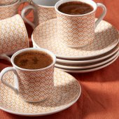 Apricot Vivi Gold 6 Kişilik Kahve Fincanı Takımı - 2