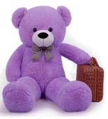 85 cm Papyonlu Sevimli Peluş Şaşkın Ayı - Sevgiliye Özel HEDİYE thumbnail 2