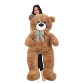 Sevgiliye Özel HEDİYE- 160 cm Papyonlu DEV Boy Peluş Ayı - % 100 YERLİ - 8