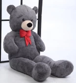 Sevgiliye Özel HEDİYE- 160 cm Papyonlu DEV Boy Peluş Ayı - % 100 YERLİ - 3