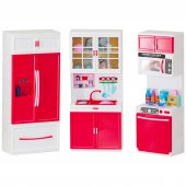 3lü Oyuncak Mutfak Seti Sesli Işıklı-My Happy Kitchen Mutfak - 9