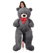 Sevgiliye Özel HEDİYE- 160 cm Papyonlu DEV Boy Peluş Ayı - % 100 YERLİ - 6