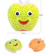 Müzikli - Projektörlü Oyuncak Çarp & Dön Özellikli Happy Apple - 1