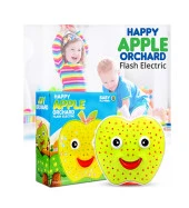 Müzikli - Projektörlü Oyuncak Çarp & Dön Özellikli Happy Apple - 2
